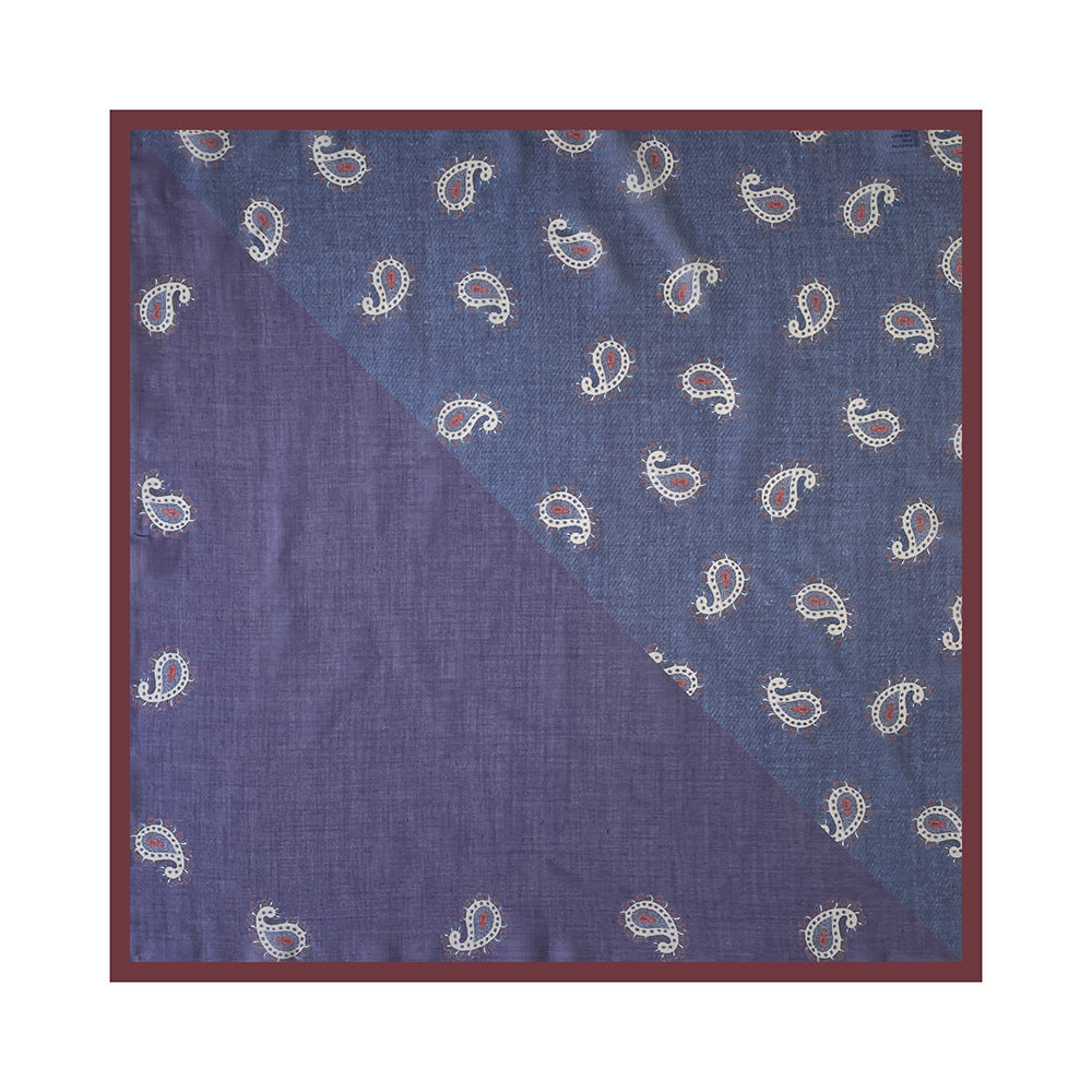 Retro Paisley Silk Scarf - DippedShop Wholesale - #0947