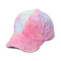 Vintage Leopard Print Faux Fur Baseball Cap 6W6HAT820