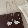 Flower Cubic Zirconia Choker - DippedShop Wholesale - #3779