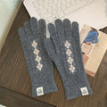 Trendy Cable Knit Christmas Touchscreen Warm Gloves 6W6GLO108