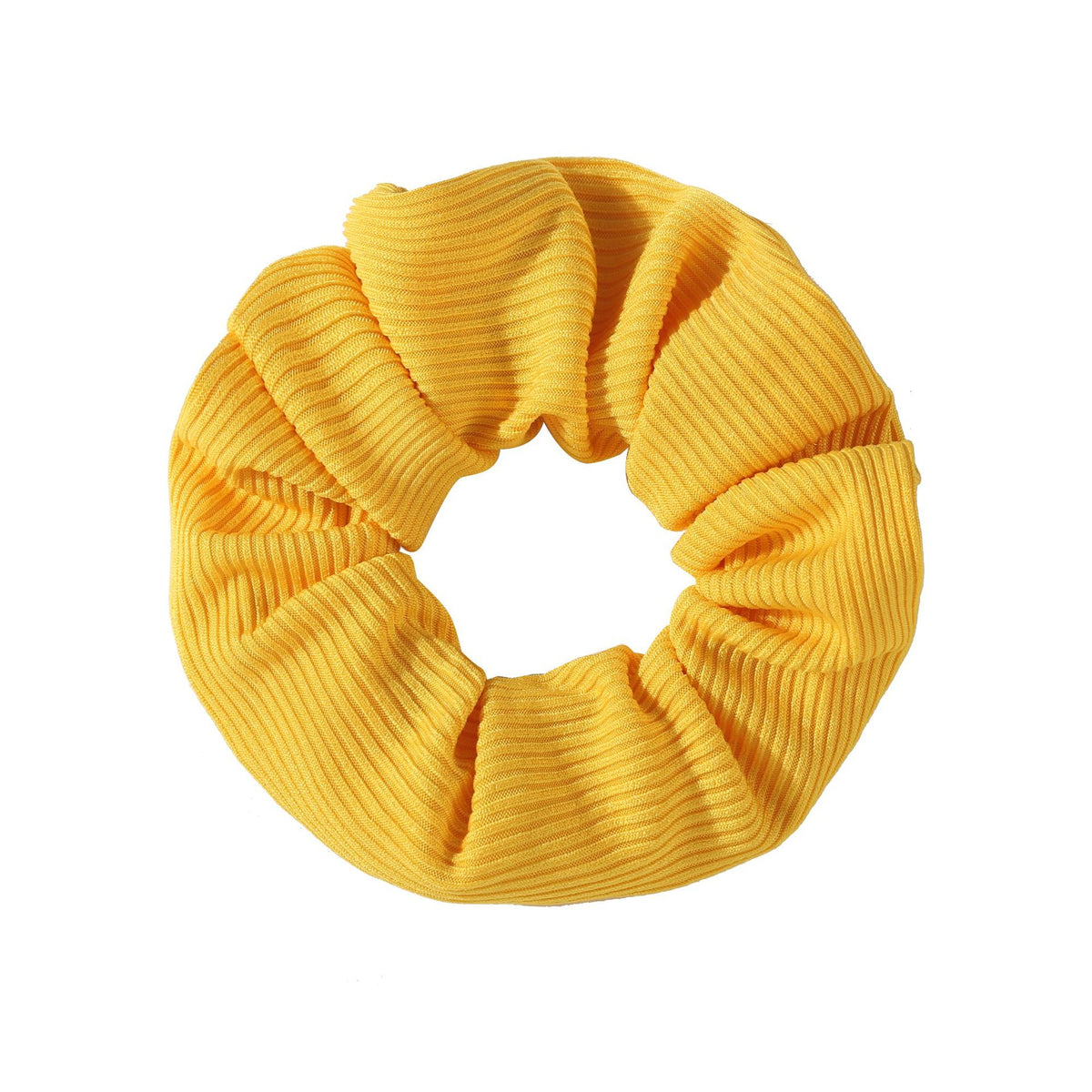 Minimalist Solid Color Rib Texture Hair Tie 6W6HSR511