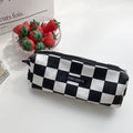Aesthetic Checkered Large Capacity Stationery Pouch 6S10BOB1050