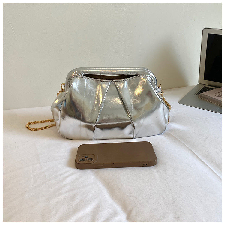 Fashion Ruched Cloud Crossbody Clutch Bag 6W10BBG1892