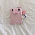Mini Star Print Quilted Coin Purse Wallet 6S10BWB151