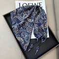 Cashew Print Silk Scarf - DippedShop Wholesale - #6451