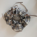 Retro Plaid Print High Elastic Scrunchies 6W6HSR493