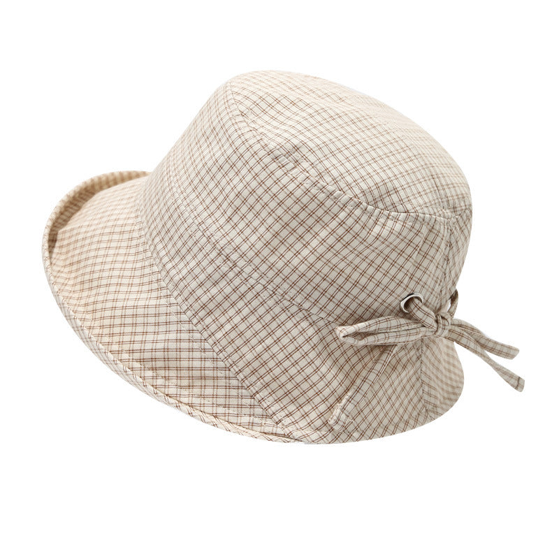 Casual Bowknot Wide Brim Outdoor Bucket Hat MK2BW6W6HAT76
