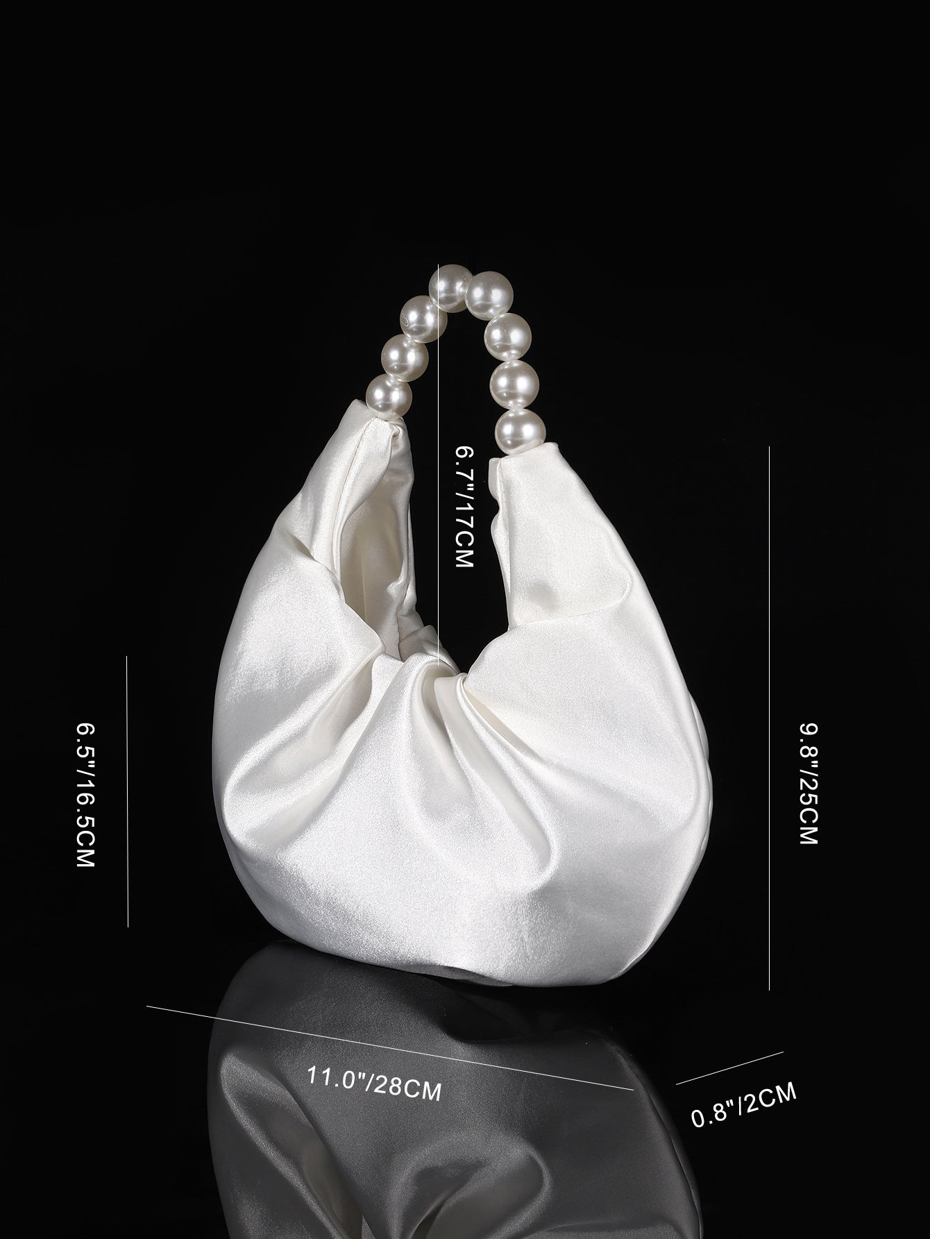 Elegant Satin Evening Bag - DippedShop Wholesale - #0899