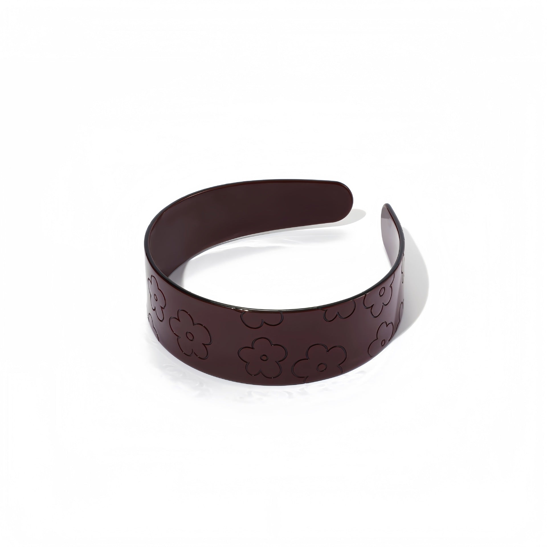 Sweet Floral Pattern Solid Color Wide Headband MK2PIM6W6HBD69