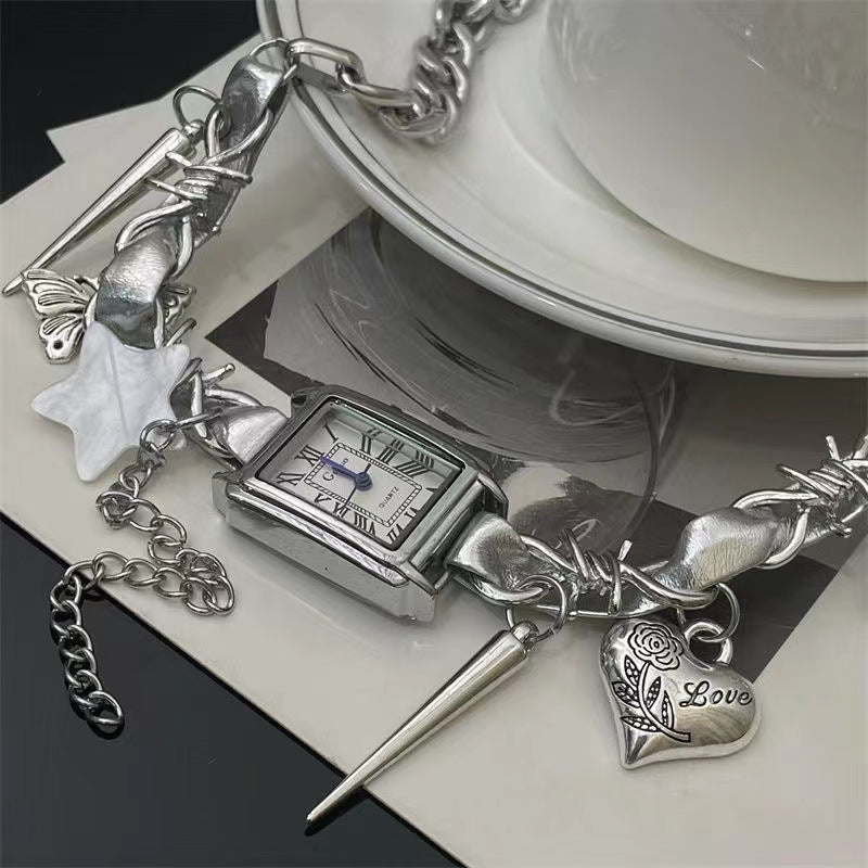 Choker Watch Necklace - DippedShop Wholesale - #7459