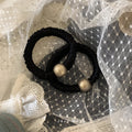 Simple Solid Color Pearl High Elastic Scrunchies 6W6HSR517
