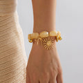 Vintage Irregular Resin Beaded Sun Pendant Bracelets 6W6JBR633