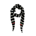 Color Block Wool Knit Striped Scarf 6W6NSW272