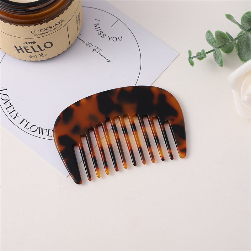 Mini Color Block Square Acetate Portable Combs MK2PPM6CT5CB49