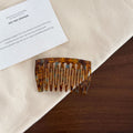 Tortoiseshell Pattern Wide Tooth Hair Comb  MK2PPEP6W6HPN15