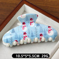 Sweet Santa Claus Print Hair Claws 6W6HCP1697