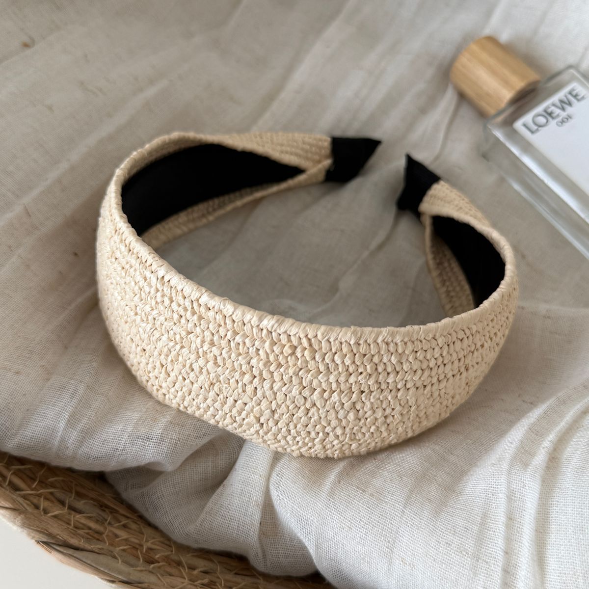 Stylish Hand Woven Hollow Out Wide Headband MK2SPM6W6HBD02
