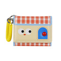 Cute Catroon Print Trifold Portable Card Wallet 6S10BWB90