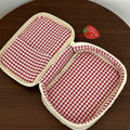 Cute Soft Plush Strawberry Embroidery - DippedShop Wholesale - #1299