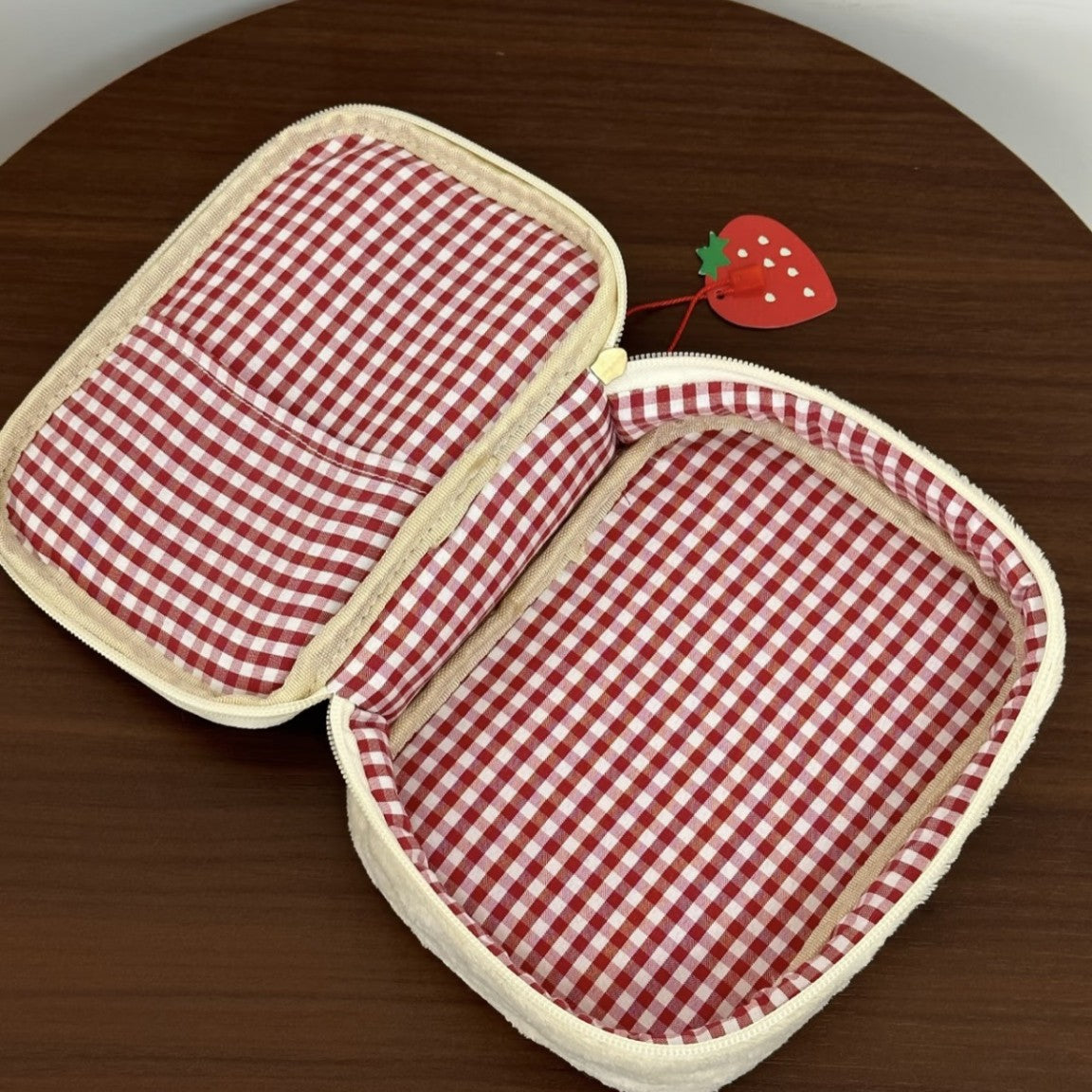Cute Soft Plush Strawberry Embroidery - DippedShop Wholesale - #1299