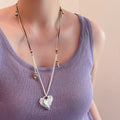 Heart Pendant Adjustable Necklace - DippedShop Wholesale - #5571