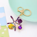 Funny Rhinestones Dolphin Pendant Keychain Bag Charm 6W10BBC632