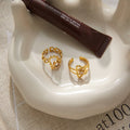 Heart Hollow Zircon Ring - DippedShop Wholesale - #0467