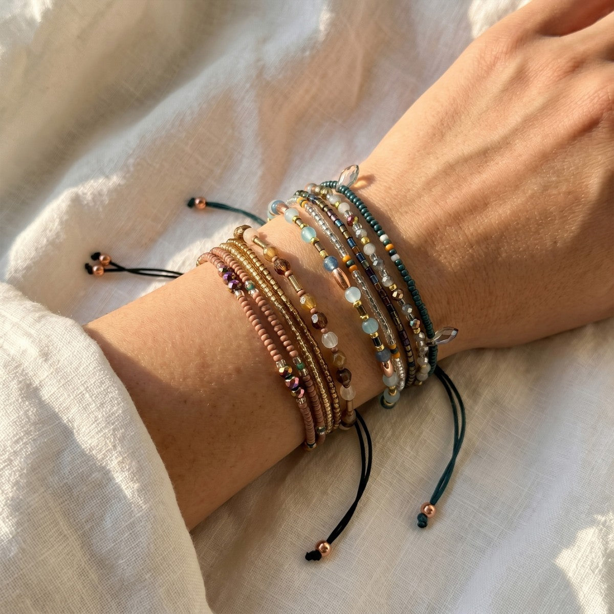 Stackable Beaded Bracelet - DippedShop Wholesale - #7187