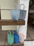 Minimalist Solid Color Hollow Hand Woven Handbag 8CW6BBG523L