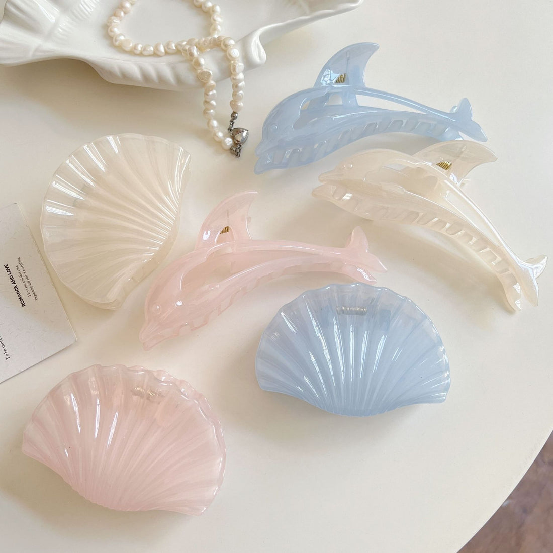 Jelly Dolphin Hair Clips - DippedShop Wholesale - #6627