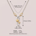 Creative Gold Plated Pin Pendant Choker Necklace 6W6JNC644