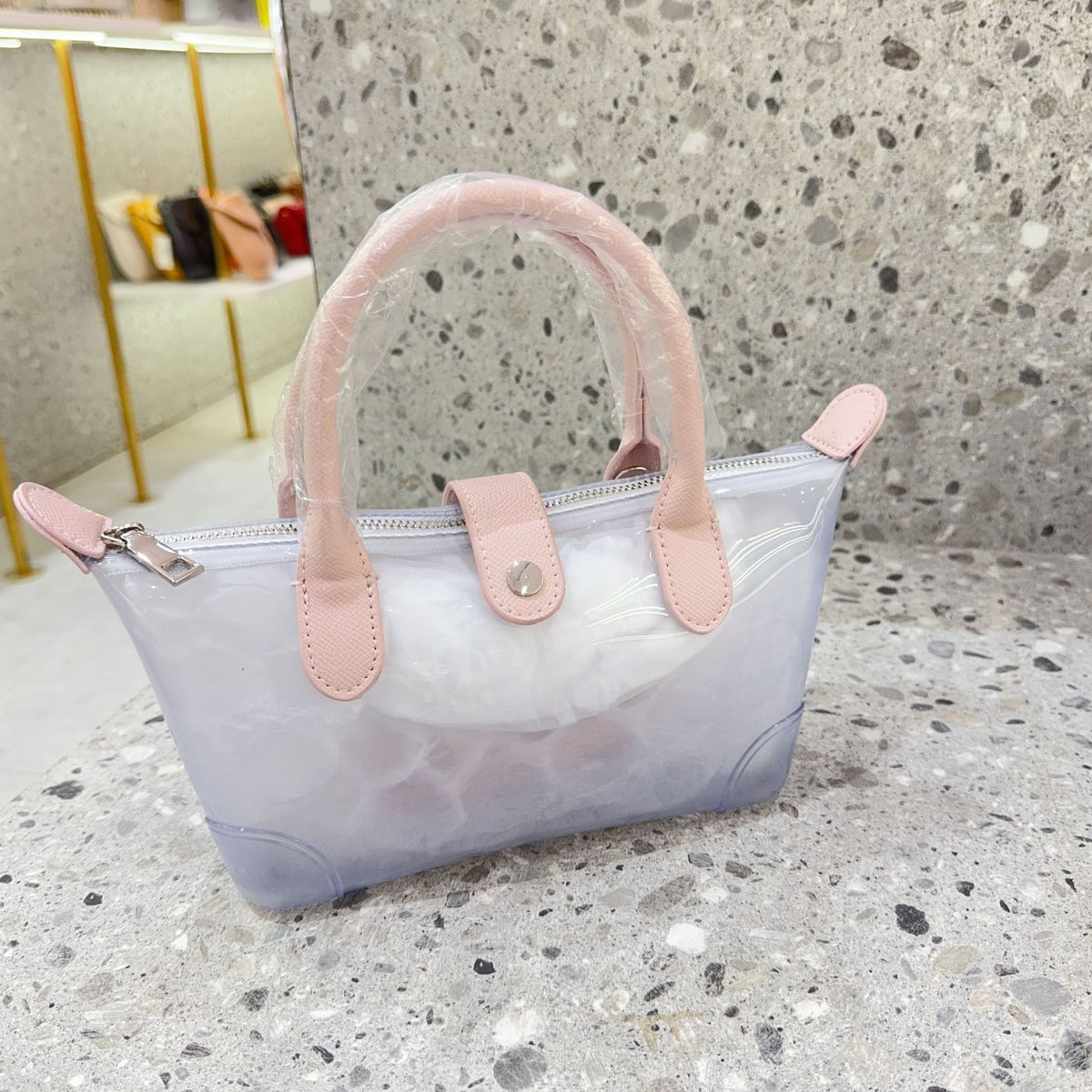 Casual Clear Jelly Dumpling Crossbody Bag 6W10BBG2118
