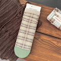 Plaid Crew Socks - DippedShop Wholesale - #3107