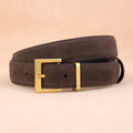Simple Solid Color Faux Suede Wide Belt 6W6JBT220