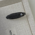 Plaid Heart Hair Clip - DippedShop Wholesale - #4531