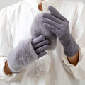 Faux Fur Touchscreen Gloves - DippedShop Wholesale - #4755