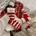 Winter Striped Soft Socks - DippedShop Wholesale - #0755