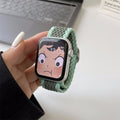 Color Block Nylon Weave Watch Band 6W6JWA140