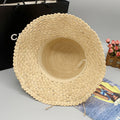Minimalist Foldable Straw Hat - DippedShop Wholesale - #7123