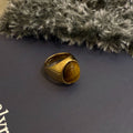 Oval Agate Statement Ring - DippedShop Wholesale - #3139