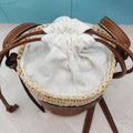Straw Woven Bucket Bag - DippedShop Wholesale - #1219