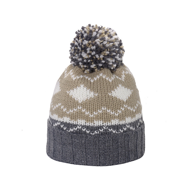 Thick Jacquard Beanie Hat - DippedShop Wholesale - #0211