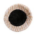 Trendy Zebra Print Color Block Warm Bucket Hat 6W6HAT815