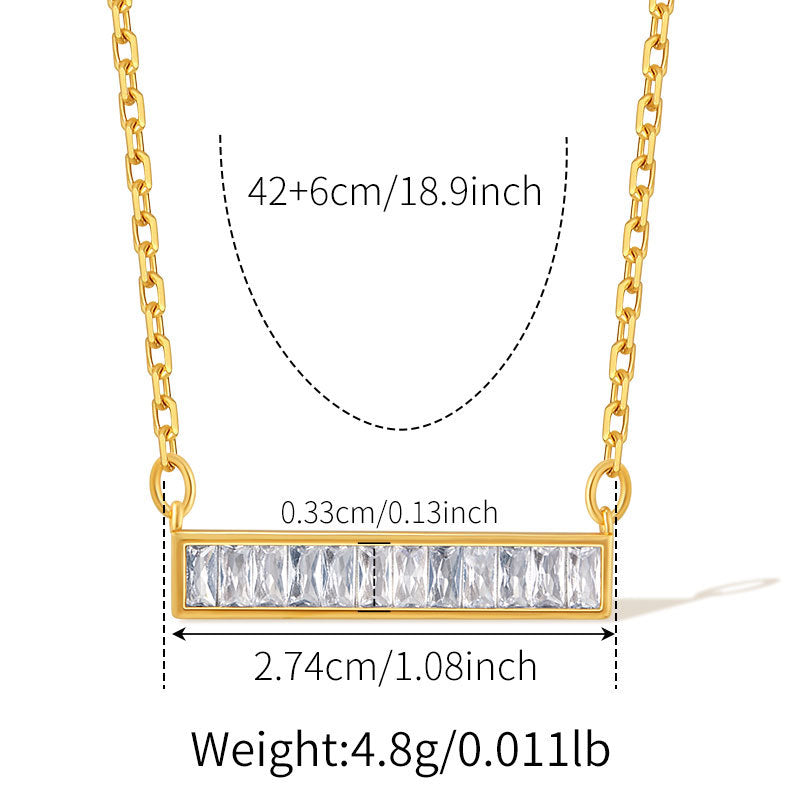 Cubic Zirconia Choker Necklace - DippedShop Wholesale - #1411