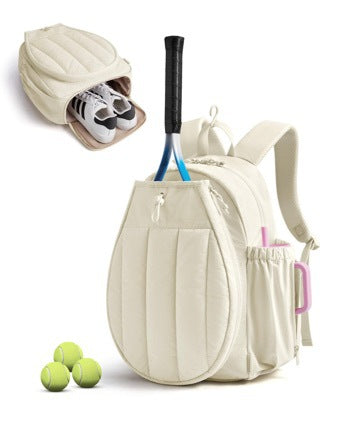 Simple Solid Color Quilted Backpack 6S10BBG1452