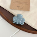 Cute Polka Dot Mini Square Hair Claw 6W6HCP1627