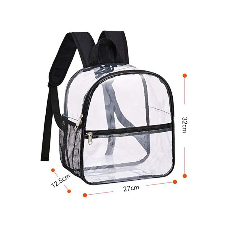 Minimalist Transparents PVC Large Capacity Backpack 6S10BBG1475
