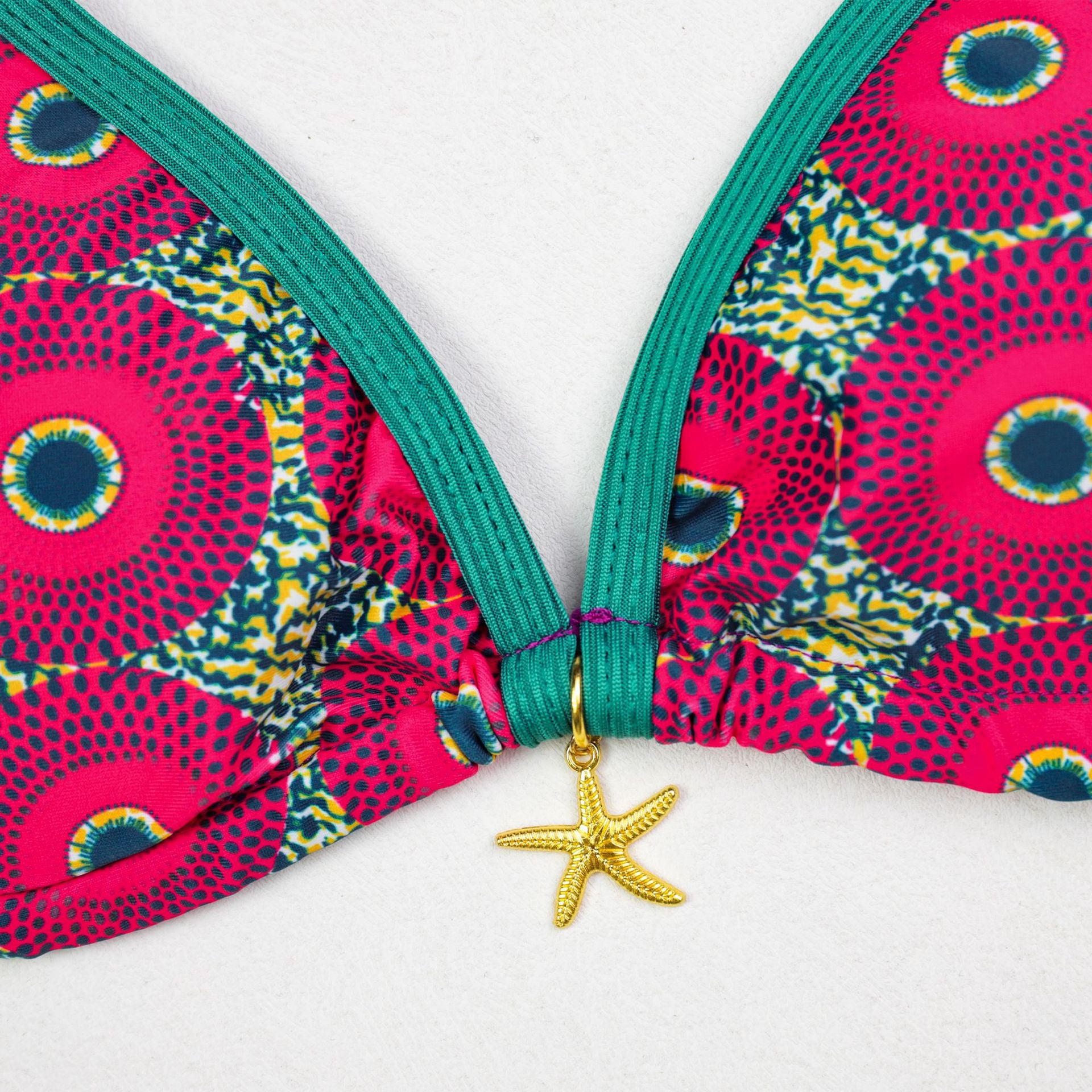 Metal Shell Halter Bikini - DippedShop Wholesale - #9683