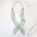 Elegant Floral Print Pearl Scarf Skinny Heanband MK2BW6W6HBD121