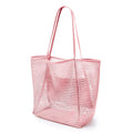 Trendy Hollow Out Mesh Beach Shoulder Bag 8BW6BOB81L